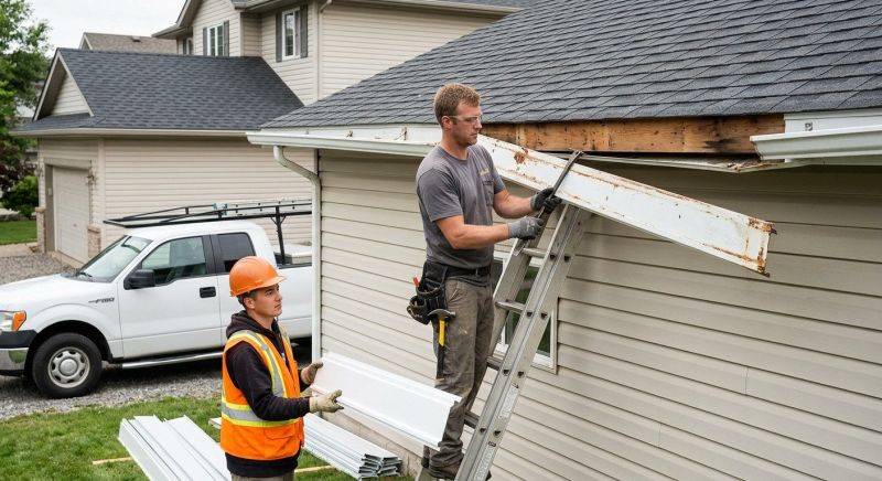 Aluminum Fascia Replacement in Wilmington, NC