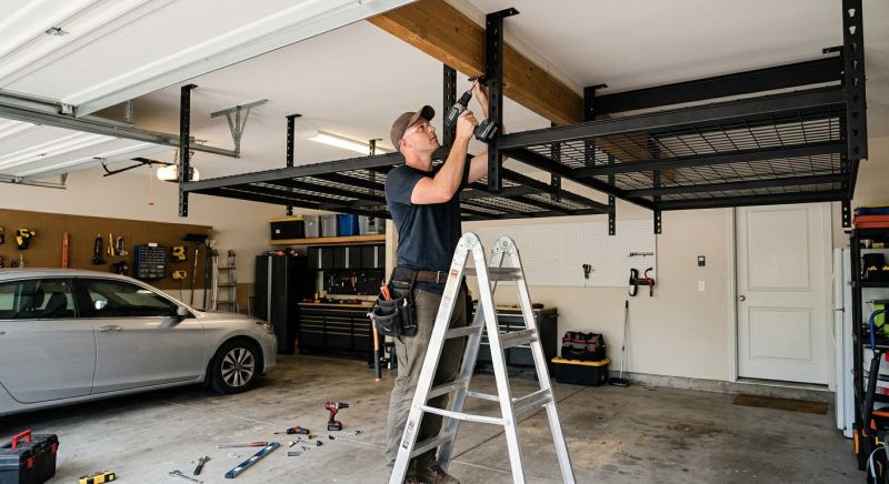 Ceiling Rack Installation in Loudoun County, VA