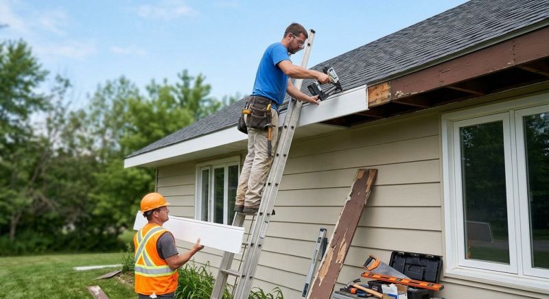 Garage Fascia Replacement in Wilmington, NC
