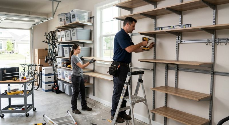Garage Shelves Installation in Loudoun County, VA