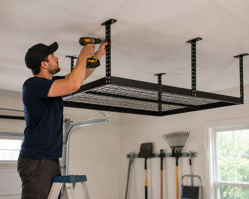 Garage Tool Rack Installation in Raleigh, NC