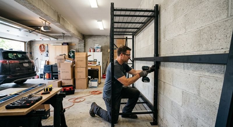 Garage Tool Rack Installation in Silver Spring, MD