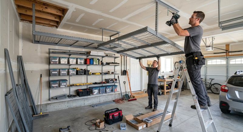 Garage Tool Rack Installation in Fairfax County, VA