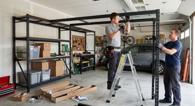 Garage Tool Rack Installation in Fairfax, VA